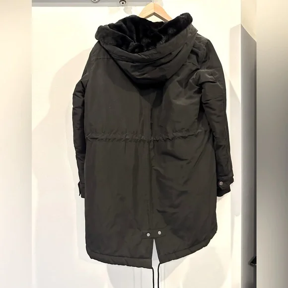 GAP pimaloft black winter coat S - Picture 2 of 14